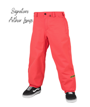 Męskie Spodnie snowboardowe Volcom Arthur orange 2024