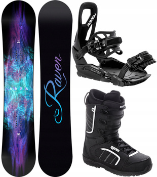 Damski zestaw snowboard Raven Aura