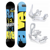 Juniorski Zestaw snowboardowy - Raven gravy + wiązania s230