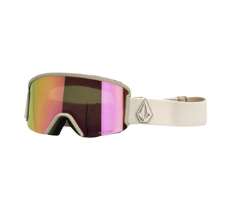 Gogle Snowboardowe - Volcom Garden khakiest/sand/pink chrome