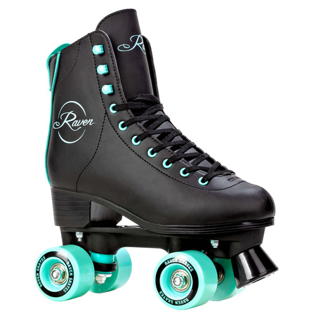  Retro Wrotki RAVEN Elle Black/mint