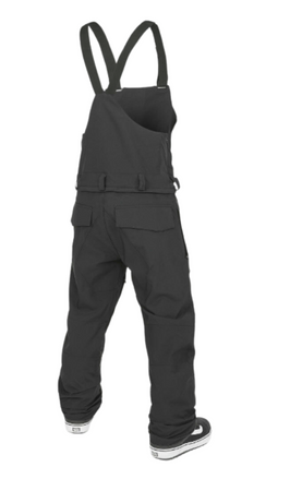 Męskie - Spodnie snowboardowe Volcom Roan Bib Overall black