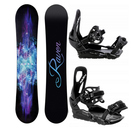 Damski zestaw snowboard Raven Aura 