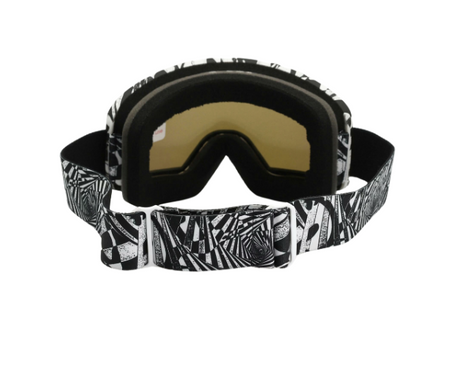 Gogle Snowboardowe - Volcom Garden op art/purple chrome