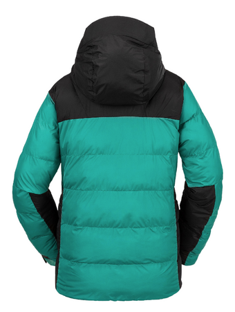 Damska Puchowa Kurtka snowboardowa Volcom Puffleup vibrant green 2024