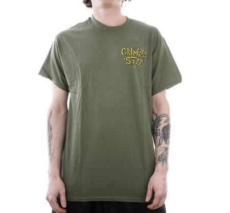 Koszulka Antihero - Grimple Vacation Shirt Army Green