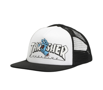 Czapka z Daszkiem Santa Cruz  - Santa Cruz X Thrasher Screaming Logo Mesh