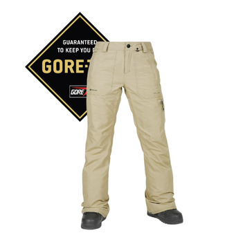 Damskie Spodnie snowboardowe Volcom Knox Ins Gore Tex Sand