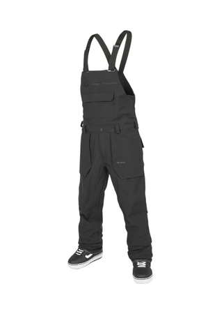 Męskie - Spodnie snowboardowe Volcom Roan Bib Overall black