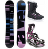 Damski zestaw snowboard Raven Supreme black