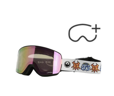 Gogle Snowboardowe -  Dragon NFX2 forestsig23/lumalens pink ion/lumalens midnig