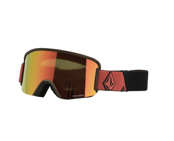 Gogle Snowboardowe - Volcom Garden orange/brown/red chrome