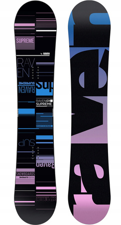 Damska Deska snowboardowa RAVEN Supreme black