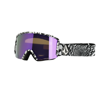 Gogle Snowboardowe - Volcom Garden op art/purple chrome+bl yellow