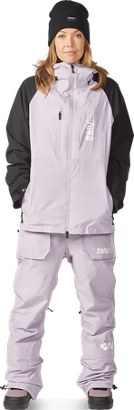 Damskie Spodnie snowboardowe ThirtyTwo Basement Bib lavender 2024