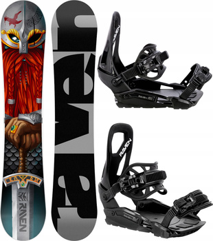 Męski zestaw Snowboard RAVEN Dwarf  + Wiązania s230