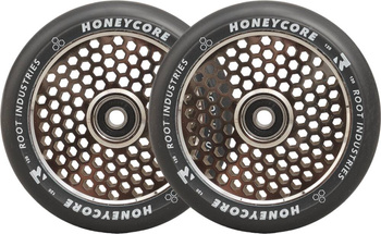 Kółka Do Hulajnogi Wyczynowej Root Honeycore Black 120mm 2-pak