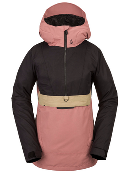 Damska Kurtka snowboardowa Volcom Ashfield Pullover earth pink 2024