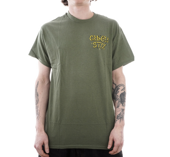 Koszulka Antihero - Grimple Vacation Shirt Army Green