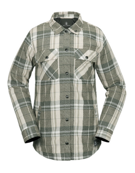 Damska Kurtka snowboardowa Volcom Ins Riding Flannel Dusty Sand