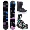 Damski zestaw snowboard Raven Supreme black