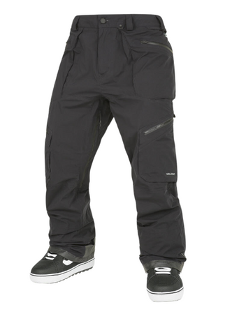 Męskie Spodnie snowboardowe -  Volcom Guch Stretch Gore Black