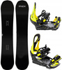 Męski zestaw Snowboard RAVEN Pure Black  + Wiązania s230