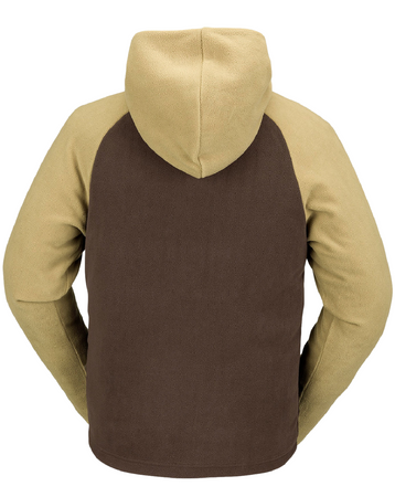 Męska Bluza aktywna Volcom Polar 1/2 Zip HD dark khaki 2024