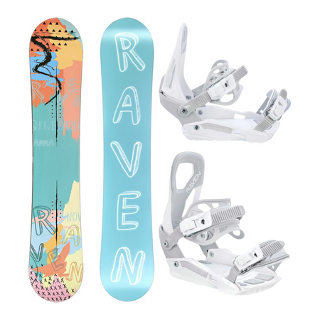 Damski zestaw snowboard Raven Anna + wiązania s230 